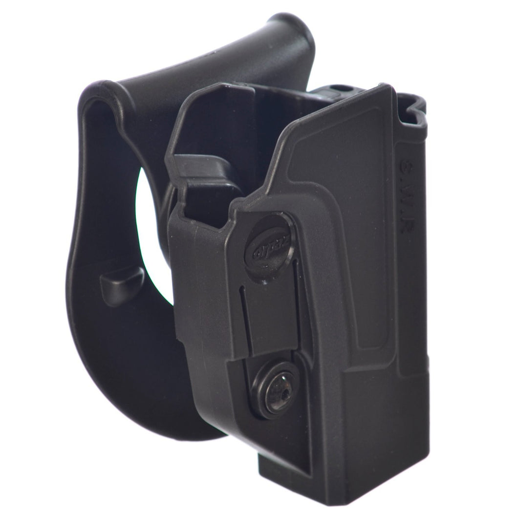 Orpaz S&W M&P Gun Holster Polymer 360 Rotation Paddle & Belt w/ Tension Adjustment Screw Fits all Smith&Wesson M&P Handguns