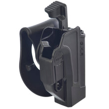 Fastest and most Secure Orpaz Glock Thumb Release Holster Polymer Rotation Paddle with Tension Adjustment