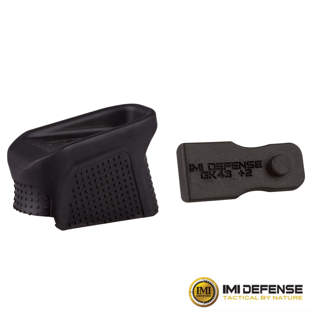 Glock 43 +2 Magazine Extension ,adds two additional rounds to your stock Glock magazine
