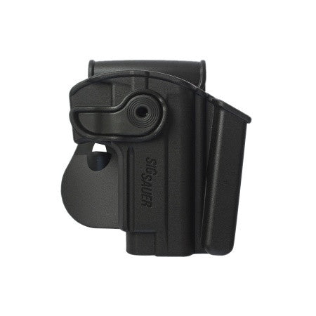Secure and Fast IMI Polymer Holster with Integrated Mag Pouch for Sig Sauer Mosquito